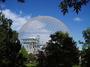 geodesic dome designed by buckminster fuller