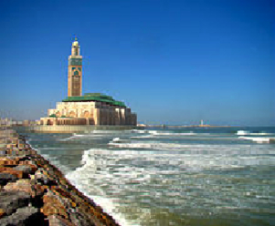Casablanca Mosque - where Bouchta greets David