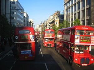 London Oxford Street - Claire's route to David's house